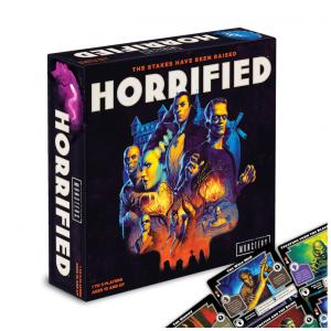 Jogo de Tabuleiro Estratégico Ravensburger Horrified Universal Monsters - Desafie os Monstros em uma Noite de Diversão em Família!