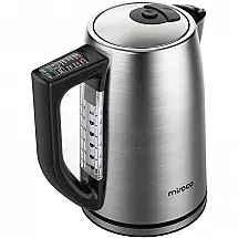 Chaleira Elétrica Aço Inoxidável 1,7L Sem Fio Com Luz LED Desligamento Automático de 1500W
