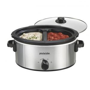 Panela Elétrica 5,6L com Cesto Duplo Antiaderente para Cozinhar Duas Receitas Simultaneamente, 220V, Proctor Silex
