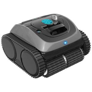 Robô Aspirador de Piscina WYBOT Sem Fio, 140min de Autonomia, Motor Triplo Atualizado, Escalada de Paredes, Planejamento Inteligente de