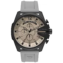 Relógio Masculino de Quartzo, com Pulseira de Silicone, DIESEL DZ4496, Cinza