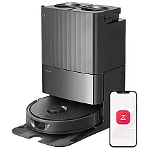 Aspirador de Pó Robô Potente 2500Pa Mapeamento Área 239 m2, ROBOROCK S6 MaxV, Preto