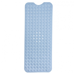 Tapete de Banheira Antiderrapante 101 x 40 cm, ENKOSI Bath Mat, Azul Claro