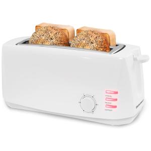 Torradeira Elétrica, 6 Níveis Sombra, 4 Fatias, 110v, ELITE GOURMET ECT 4829, Branco