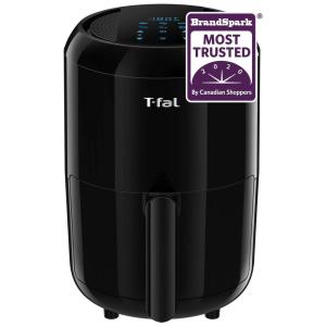 Fritadeira Elétrica Airfryer 1,6L com Painel Digital, 6 Modos Predefinidos e Desligamento Automático, 110V, T FAL, Preta