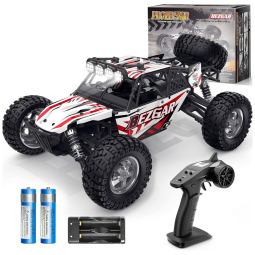 HB121 Carrinho de Controle Remoto para Adultos Off Road 112 Escala Até 45 km por hora, Recarregável, BEZGAR, Branco