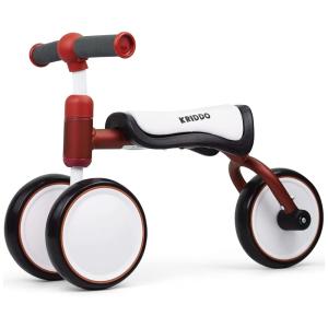 Bicicleta sem Pedal Infantil KRIDDO com 3 Rodas para Crianças de 1 a 4 Anos, Vermelha