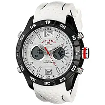 Relógio Masculino de Qartzo com Cronografo, U.S. POLO ASSN. US9489, Branco