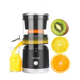 Centrifuga de Frutas Portátil Recarregável via USB para Frutas Cítricas, 110V, DUSENHO, Preto