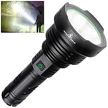 BERCOL Lanterna 1000LM, 4 Modos de Luz, com USB, à Prova DÁgua IPX6, Preta