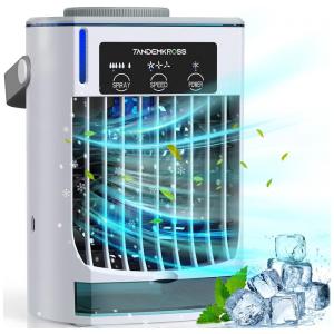 Climatizador de Ar Portátil 500mL com 3 Velocidades e USB, 110v, TANDEMKROSS PAC CF 008, Branco