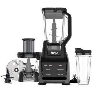 Liquidificador e Processador de Alimentos Intelli Sense Advanced Auto IQ, 1200W, 110V, SHARKNINJA CT680SS, Preto