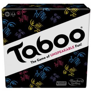 Jogo de Tabuleiro para Adultos TABOO, Jogo de Adivinhação de Palavras, para 4 Jogadores, Hasbro F5254