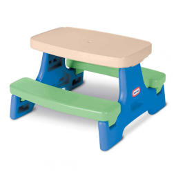 Mesa Infantil para Picnic com 4 Lugares para Crianças de 2 a 5 Anos, LITTLE TIKES 632952M, Verde