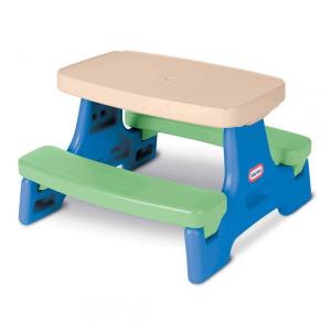 Mesa Infantil para Picnic com 4 Lugares para Crianças de 2 a 5 Anos, LITTLE TIKES 632952M, Verde