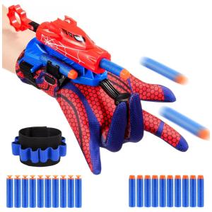 Excitobo Web Shooters - Lançador de Teias para Crianças com Luva, Diversão e Aventura para Idades de 3 a 12 Anos
