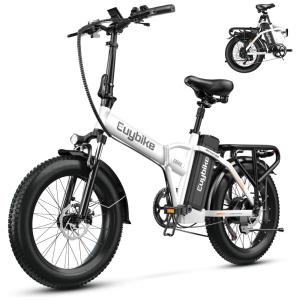Bicicleta Elétrica Dobrável bluebiko F6B com Motor Brushless 750W (Pico 1000W), Bateria Removível 48V 20Ah, Freios a Disco Duplos e Sistema