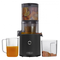 Centrifuga de Frutas 2 Litros com Função Reversa e Funil Extra Grande, 110V 150W, Omega Juicer JC2022BK11, Preta