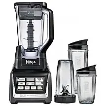 BL642REF Liquidificador Profissional 2L com Velocidade Variável e 3 Copos, 1500W, 110v, NINJA, Preto