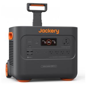 Gerador de Energia Solar Portátil com Bateria de 2.042 Wh e Saída de 3.000 W, 110V, Jackery Explorer 2000 Plus