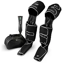 Massageador Elétrico de Compressão para Pernas e Pés 2 Modos e 2 Intensidades, Bivolt, LIFEPRO, Preto