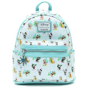 Mochila Escolar Infantil Loungefly Disney Mickey Mouse e sua Turma para Crianças a Partir de 6 Anos, Azul