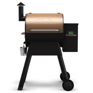Churrasqueira á Pellet de Madeira com Controle por App, WI-FI e Superfície de Cozimento Total 3709 cm2, Traeger Série Pro 575, Bronze