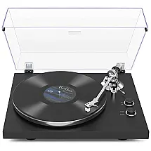 Vitrola Toca Discos Retrô Vitrola, 2 Velocidades com Pré Amplificador Integrado, 110v, RETROLIFE, Marrom