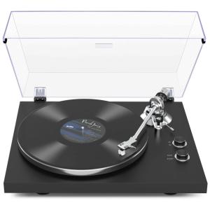 Vitrola Toca Discos Retrô Vitrola, 2 Velocidades com Pré Amplificador Integrado, 110v, RETROLIFE, Marrom