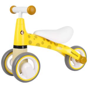Unichart Bicicleta sem Pedal Infantil para Bebês de 1 a 3 anos, Amarela