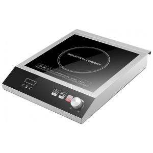 Cooktop Portátil de Indução com Painel de Controle Digital, Aço Inoxidável, 220V 3500W, KEINXOW, Prateado