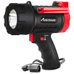 Lanterna 900LM á Prova D IP67, com USB, AVID POWER, Preto