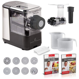 LAGASSE Máquina de Macarrão Automática com 8 Configurações, 110v, EMERIL EVERYDAY PM 01, Preto
