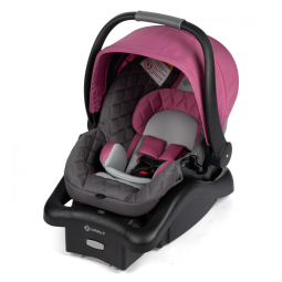 Cadeira de Bebe para Carro com Instalação Rápida e Fácil e Proteção de Impacto Lateral, Safety 1st onBoard, Preto e Rosa