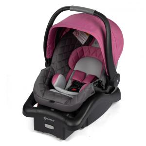 Cadeira de Bebe para Carro com Instalação Rápida e Fácil e Proteção de Impacto Lateral, Safety 1st onBoard, Preto e Rosa