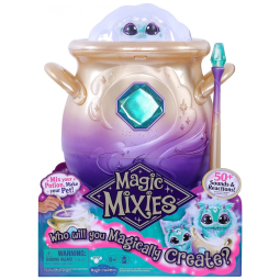 Magic Mixies Brinquedo de Pelúcia 20cm com Mais de 50 Sons e Reações, Azul