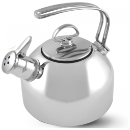 Chaleira de Chá 1.8L em Aço Inoxidável com Apito, Branca, CHANTAL SL37 19, Branco