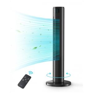 Ventilador de Torre FULMINARE com 3 Velocidades, Controle Remoto e Tela LED, 35W, 110v, GENERIC TF 001, Preto