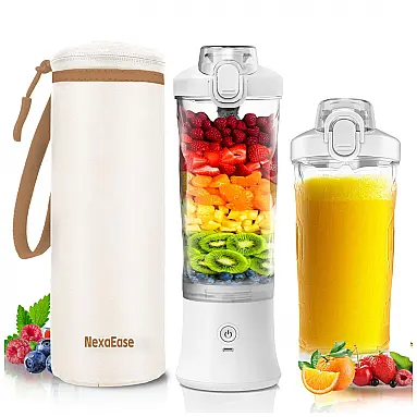 Liquidificador portátil pessoal NexaEase branco
