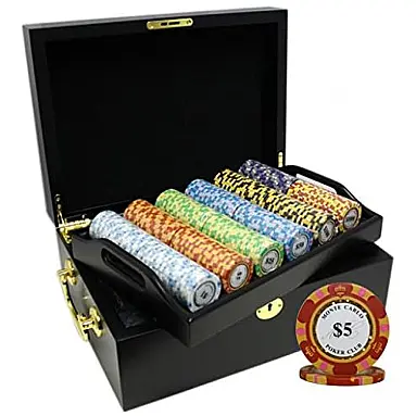 Maleta de Poker em Madeira