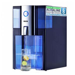 AlcaPure Filtro de água de Bancada com 4 Estágios de Filtração, 1.8L, RKIN ZIPAL, Preto