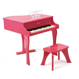 Piano de Madeira Infantil para Crianças de 3 Anos ou Mais, Hape, Rosa