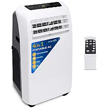 Climatizador de Ar Portátil SereneLife SLACHT128 , com Controle Remoto, 110V, Branco