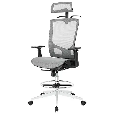 Cadeira Ergonômica, cinza, NOUHAUS, Cinza