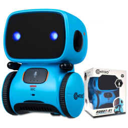 Robô Inteligente para Crianças Contixo R1, com Controle de Voz, Dança, Canto e Aprendizado. Ideal para Meninos e Meninas de 3 a 8 Anos.