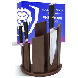 Conjunto de Facas em Aço Inoxidável com Bloco de Bancada, 6 Peças, DALSTRONG PS Magnetic BlockSet, Preto