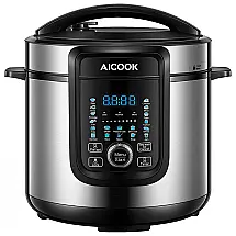 18 in 1 Electric Pressure Cooker, 6 Qt, Slow Cooker, Rice Cooker, Soup Maker, Steamer, Saute, Multi Use Programs, 9 Accessories and Recipe