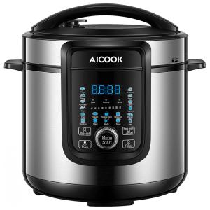 18 in 1 Electric Pressure Cooker, 6 Qt, Slow Cooker, Rice Cooker, Soup Maker, Steamer, Saute, Multi Use Programs, 9 Accessories and Recipe