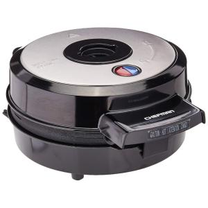 Máquina de waffle sem design de estouro, ferro redondo para café da manhã sem bagunça Vencedor do prêmio de melhor inovação em