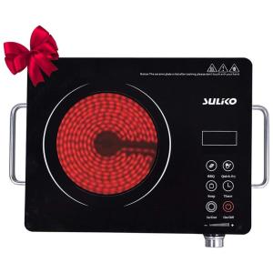 Cooktop Elétrico de Indução com Controle Digital, 110V 1800W, Suliko, Preto